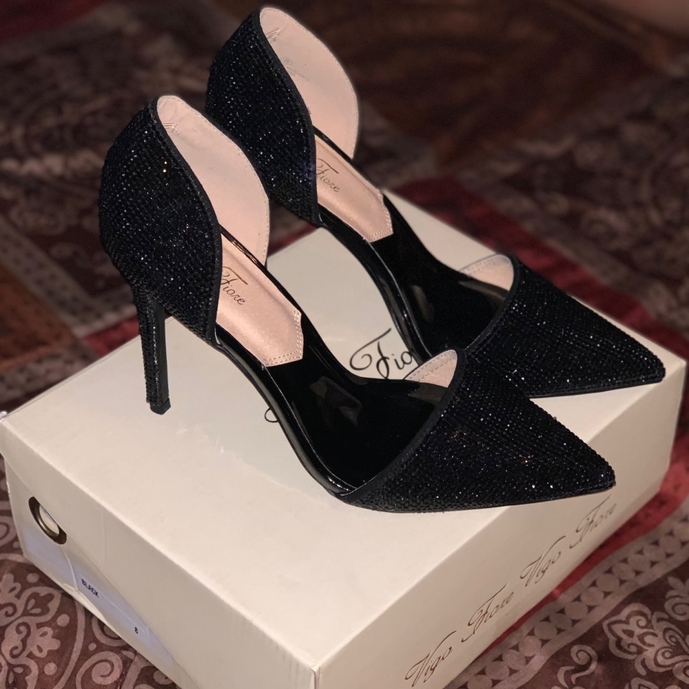black heels
